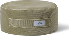 Zielone okrągłe mini siedzisko BINI COZY GREEN - S