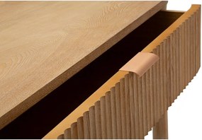 Konsola z litego drewna jodłowego w naturalnym kolorze 40x110 cm Gothenburg – Mauro Ferretti