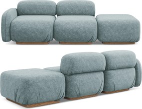 Modułowa otwarta sofa Ailani, tkanina szenilowa