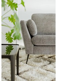 Szara aksamitna sofa 220 cm Mynta – Sits