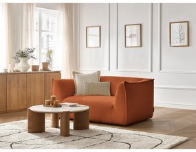 Pomarańczowa sofa z materiału bouclé 170 cm Giorgia – Bobochic Paris