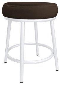 Taboret Ben noga metalowa biała MG05