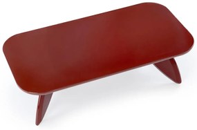 Ława prostokątna SORAYA 120x60cm bordowa HALMAR
