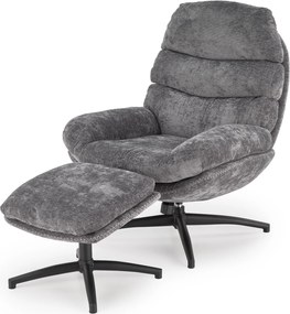 Fotel do salonu z podnóżkiem i funkcją kołyski Dario Halmar