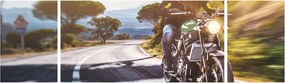 Obraz - Motocyklista (170x50 cm)