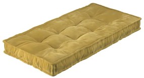 Oliwkowy materac dziecięcy 60x120 cm Posh Velvet – Yellow Tipi