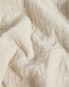 Narzuta żakardowa w kolorze kości słoniowej 240x260 cm Zenti – Kave Home