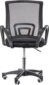 Czarne krzesło biurowe JETTA
