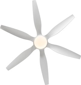 Wentylator sufitowy biały z LED i pilotem - Tak