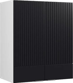 Szafka ścienna czarne paski 60x34.1x72 fame-line