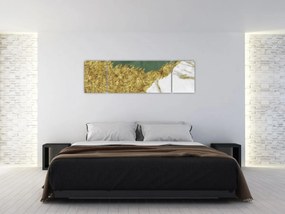 Obraz - Zielony marmur N⁰2 (170x50 cm)