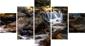 Obraz skalistego strumienia (125x70 cm)