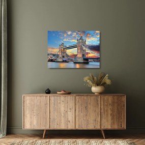 Obraz na szkle - Tower Bridge, Londyn, Anglia (70x50 cm)