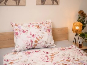 PrzytulneMieszkanie.pl PrzytulneMieszkanie.pl Pościel z mikrofibry FLORANY białe Rozmiar pościeli: 70 x 90 cm | 140 x 200 cm