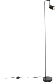 Nowoczesna lampa podłogowa czarna z regulacją - Java