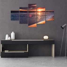 Obraz zachodu słońca (125x70 cm)