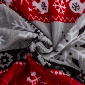 PrzytulneMieszkanie.pl PrzytulneMieszkanie.pl Pościel z mikropluszu SNOWY FOREST szara Rozmiar pościeli: 2 szt 70 x 90 cm | 200 x 220 cm