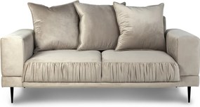 Tapicerowana sofa do salonu na wysokich nóżkach Velutto 2 os.