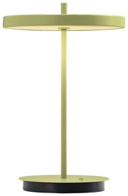 Zielona metalowa lampa stołowa LED z metalowym kloszem (wysokość 31 cm) Asteria Move – UMAGE