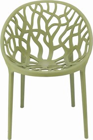 Ażurowe Nowoczesne Krzesło Na Balkon Szałwia T5-P18