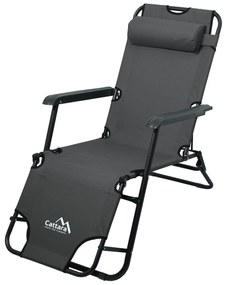 Cattara 13513 Składane leżak Comfort, antracyt,155 x 61 cm