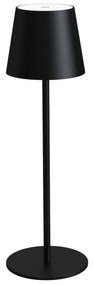 LED ściemniana ładowalna lampka biurkowa LED/4W/4000 mAh 3000/4000/5500K IP44 czarna