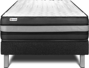 lózka z materacem VITAL POWER ZEN 120 x 190 cmcm Rama lózka Czarny