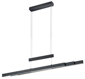 Lampa wisząca czarna z wbudowanym LED-em 3-stopniowy ściemniacz 3-punktowa - Sofie Nowoczesny Oswietlenie wewnetrzne