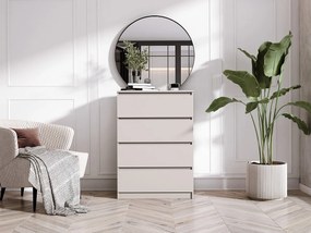 Komoda: 4 szuflady, kaszmir, 70 x 100 x 39 cm