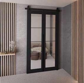 Drzwi Przesuwne QUDIO M5 Czarny 90