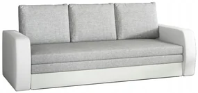 Sofa rozkładana z funkcją spania INVERSA szara/biała ELTAP