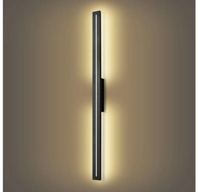 Brilagi - Zewnętrzny kinkiet LED LINEO LED/24W/230V 3000K IP65 czarny