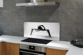 Panel szklany do Kuchni Piękno Kobiecej Sylwetki