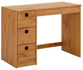 Biurko z litego drewna sosnowego 50x100 cm Alpi – Støraa
