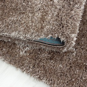 Dywan shaggy poliestrowy Brilliant beżowy 60 cm x 110 cm