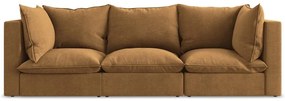 Sofa w kolorze terakoty 255 cm Manao – Makamii