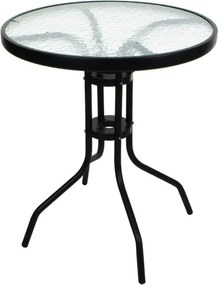 Zestaw ogrodowy TREGO ISLAND - 2 krzesła i okrągły stół ø 60 cm, zielony