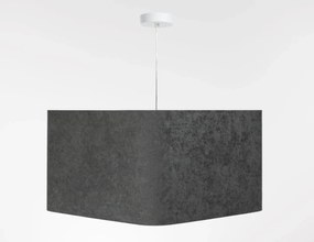 Lampa wisząca KWADRO SUE 40w30 grafitowa/złota BPS KONCEPT