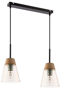 Jupiter 1543 - DM 2 BU - Lampa wisząca DOMINO 2xE27/60W