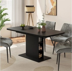 Stół jadalny czarny 120x80x77.3 fenaro