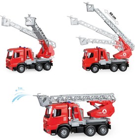 Lena Wóz strażacki z wężem wodnym Mercedes Benz Arocs, 47 cm