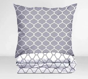 Pościel Bawełniana Greno Premium Decor 140x200 szara GRENO