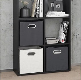 Room Divider czarny 143x29x72 scutum