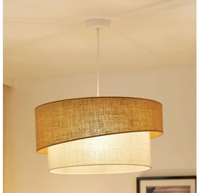 Brilagi - Lampa wisząca SHINE 1xE27/15W/230V pr. 50 cm beż/krem