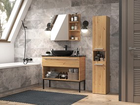 Meble łazienkowe, Dąb Artisan, 30 x 174 x 30 cm