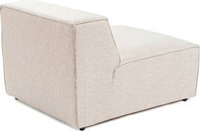 Elegancki fotel 1-osobowy, jasnobrązowy, wys. 66 cm | Stelaż: 100% drewno grabowe, tkanina: 100% len, pianka DNS 32 | Idealny do salonów