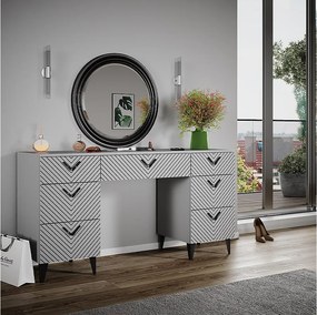 Stół do toalety szary 150x45x78.1 anett