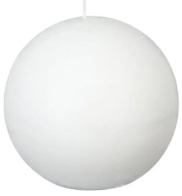 Świeca kula CANDLE BALL VANILLA 7,5 cm biała