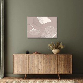 Obraz - Beżowe liście N⁰1 (70x50 cm)