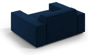 Ciemnoniebieski aksamitny fotel Jodie – Micadoni Home